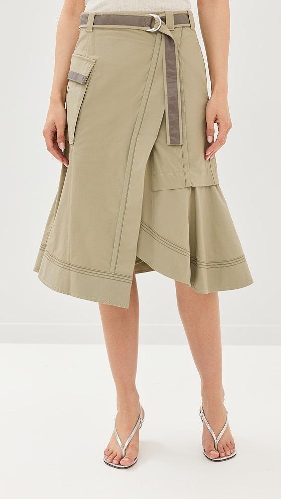 3.1 Phillip Lim Double Layered Utility Cargo Skirt | Shopbop Product Image