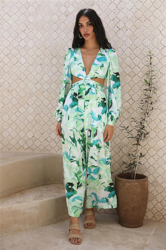 Another Life Jumpsuit Green Product Image