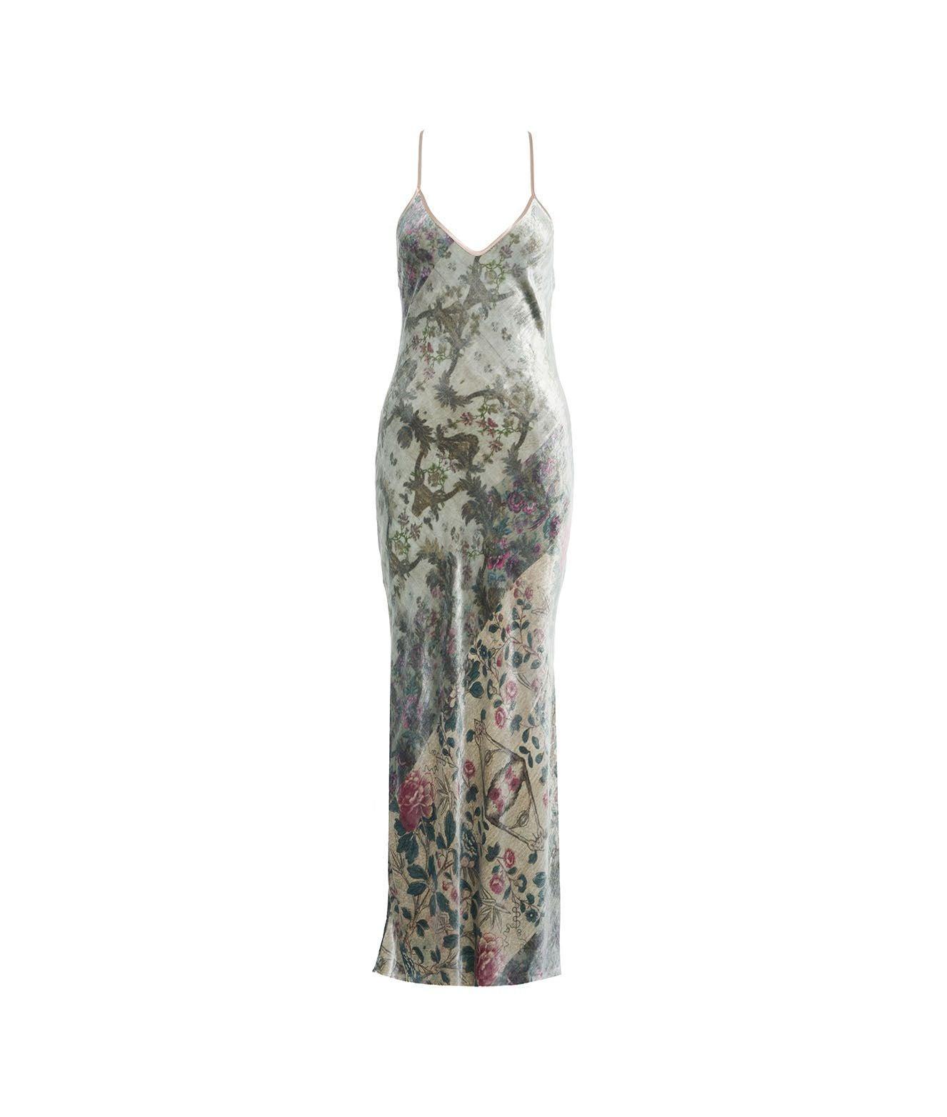 Velvet maxi dress Product Image