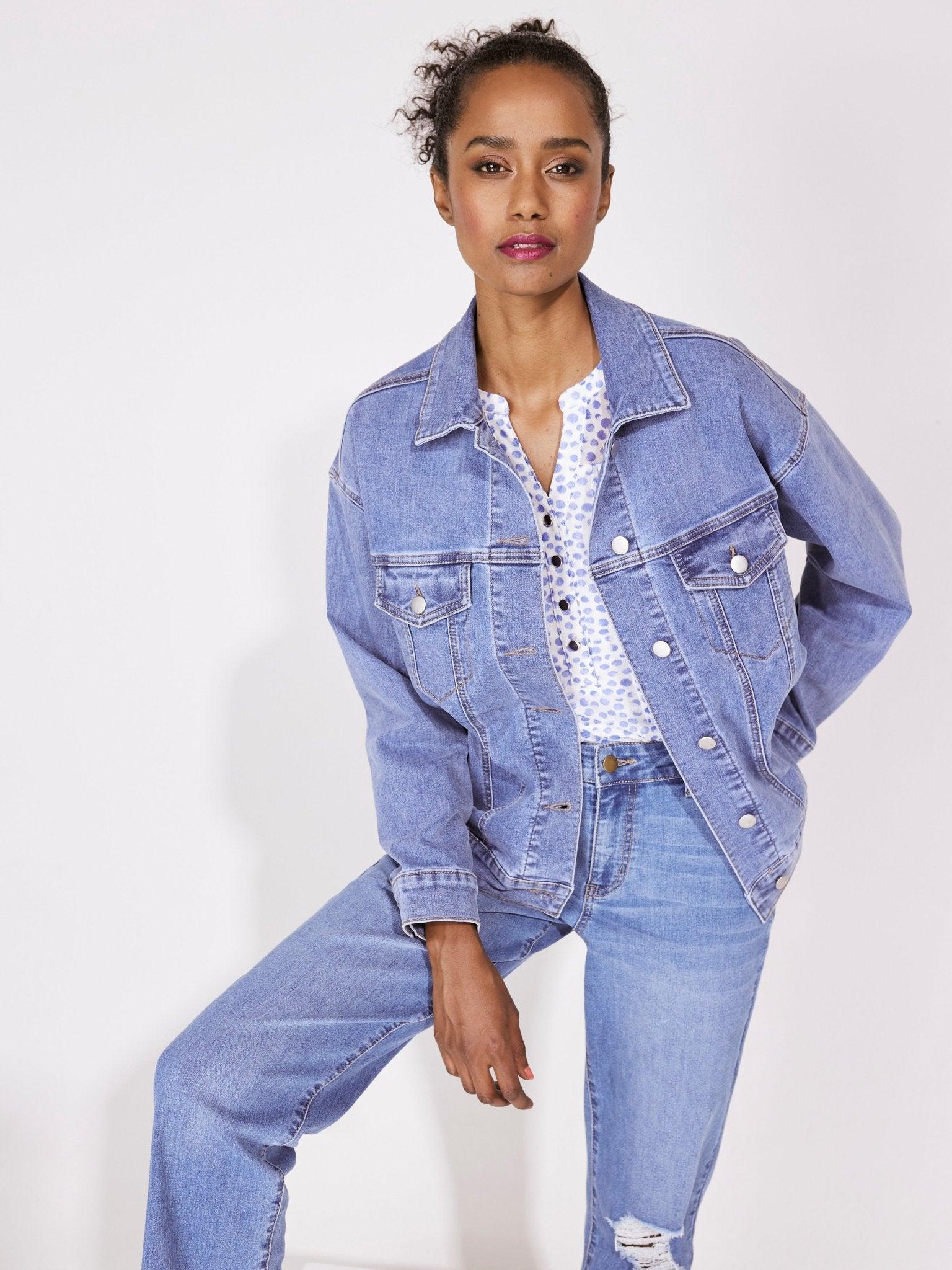 Westport Trucker Denim Jacket Product Image