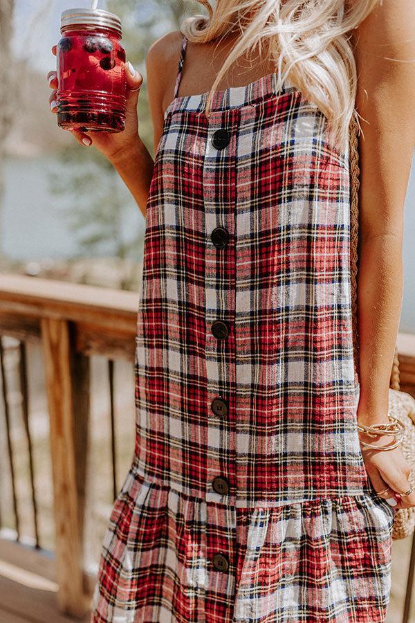 In First Place Plaid Midi Product Image