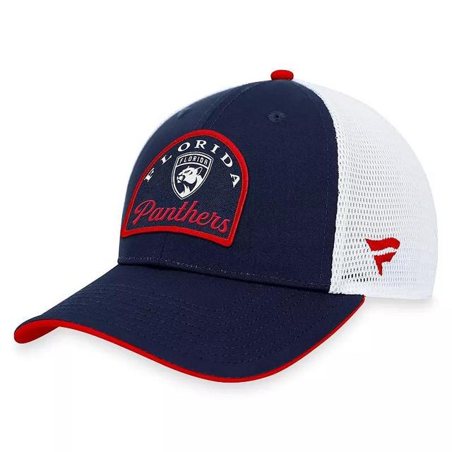 Mens Fanatics Branded /White Washington Capitals Fundamental Adjustable Hat, Blue Product Image