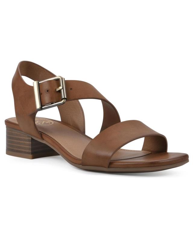 Womens Albatas Asymmetrical Block Heel Sandals Product Image