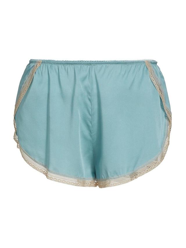 Womens Stretch-Silk Tap Shorts Product Image