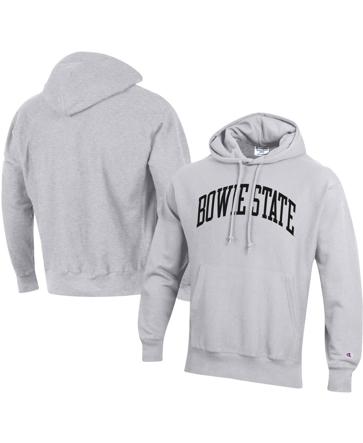 Mens Champion Gray Bowie State Bulldogs Tall Arch Pullover Hoodie Product Image