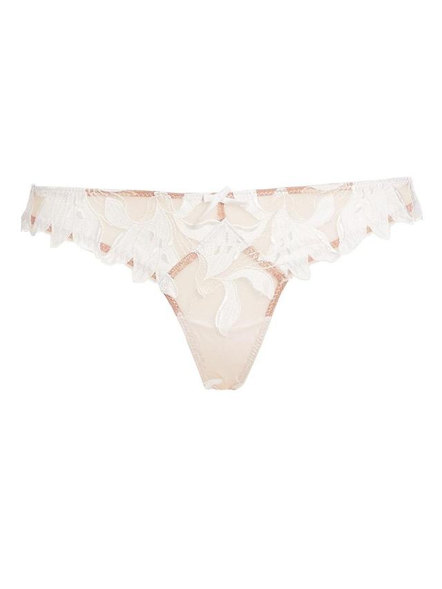 Womens Lily Lace Thong Product Image