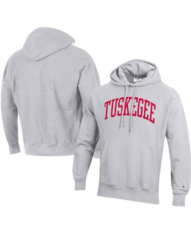 Mens Champion Gray Tuskegee Golden Tigers Tall Arch Pullover Hoodie Product Image