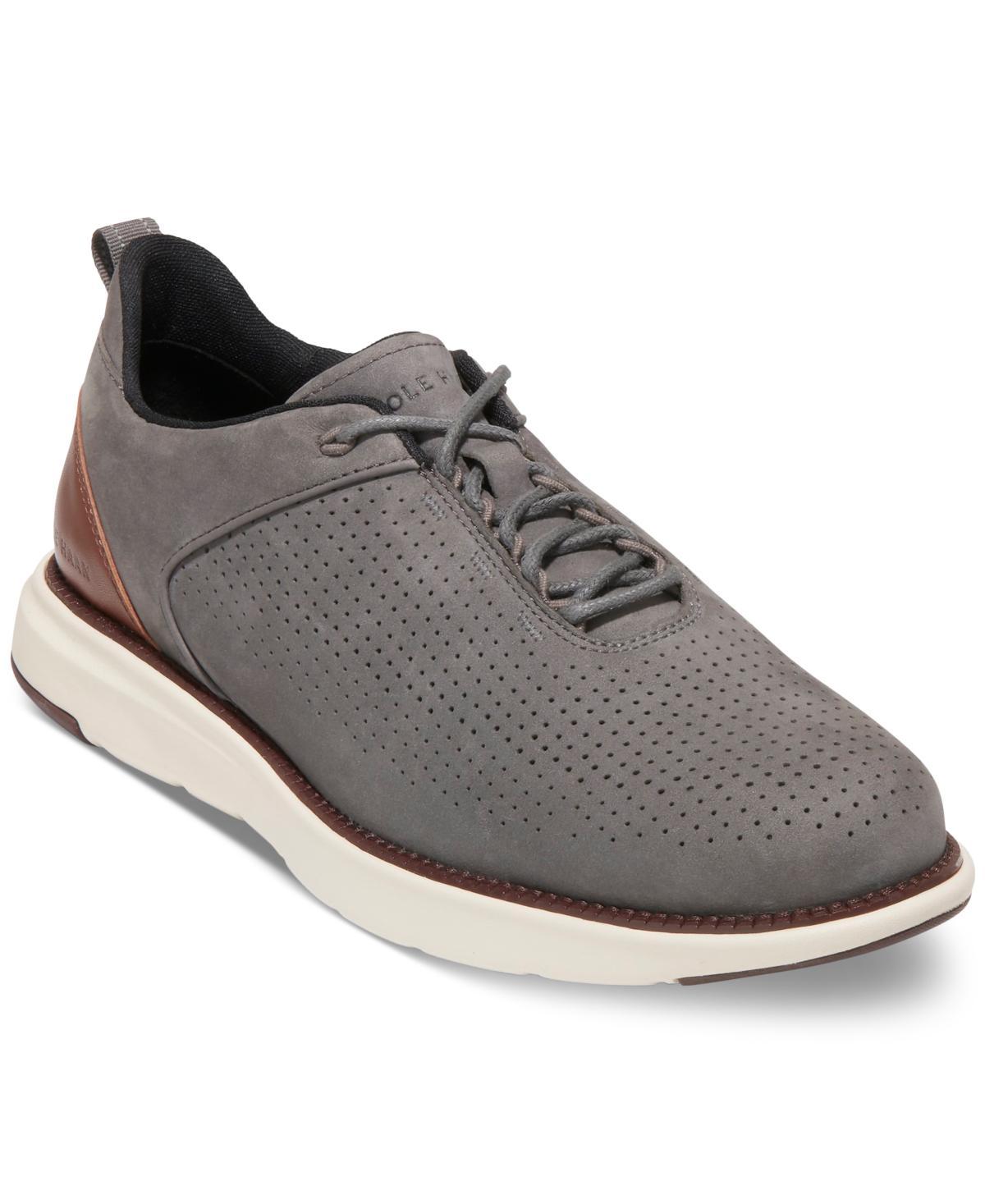 Cole Haan Grand Atlantic Textured Sneaker Black/Ivory) Men's Lace-up Boots Product Image