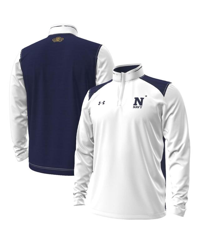 Mens Under Armour Navy Midshipmen 2023 Aer Lingus College Football Classic Quarter-Zip Pullover Top Product Image