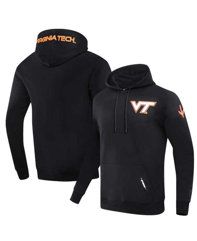 Mens Pro Standard Black Virginia Tech Hokies Classic Pullover Hoodie Product Image