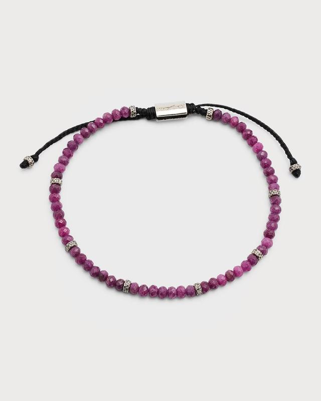 Mens Gemstone Beaded Bracelet Product Image