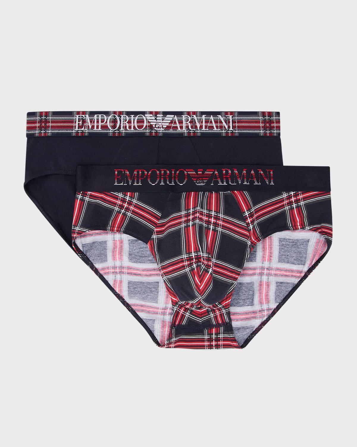 Mens Tartan 2-Pack Briefs Gift Set Product Image