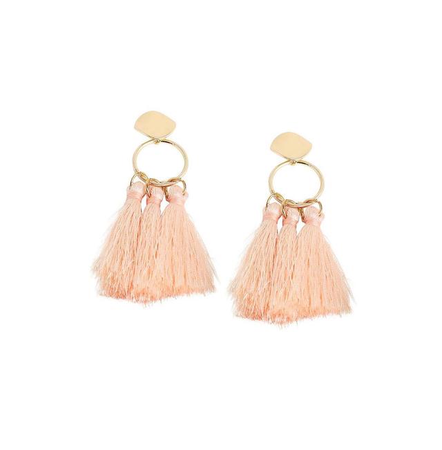 Sohi Womens Tassel Drop Earrings Product Image