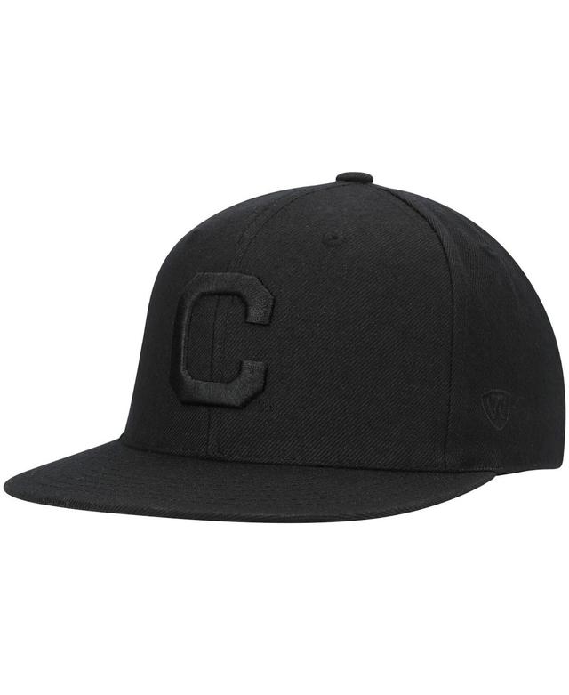 Mens Top of the World Clemson Tigers Black Fitted Hat - Black Product Image