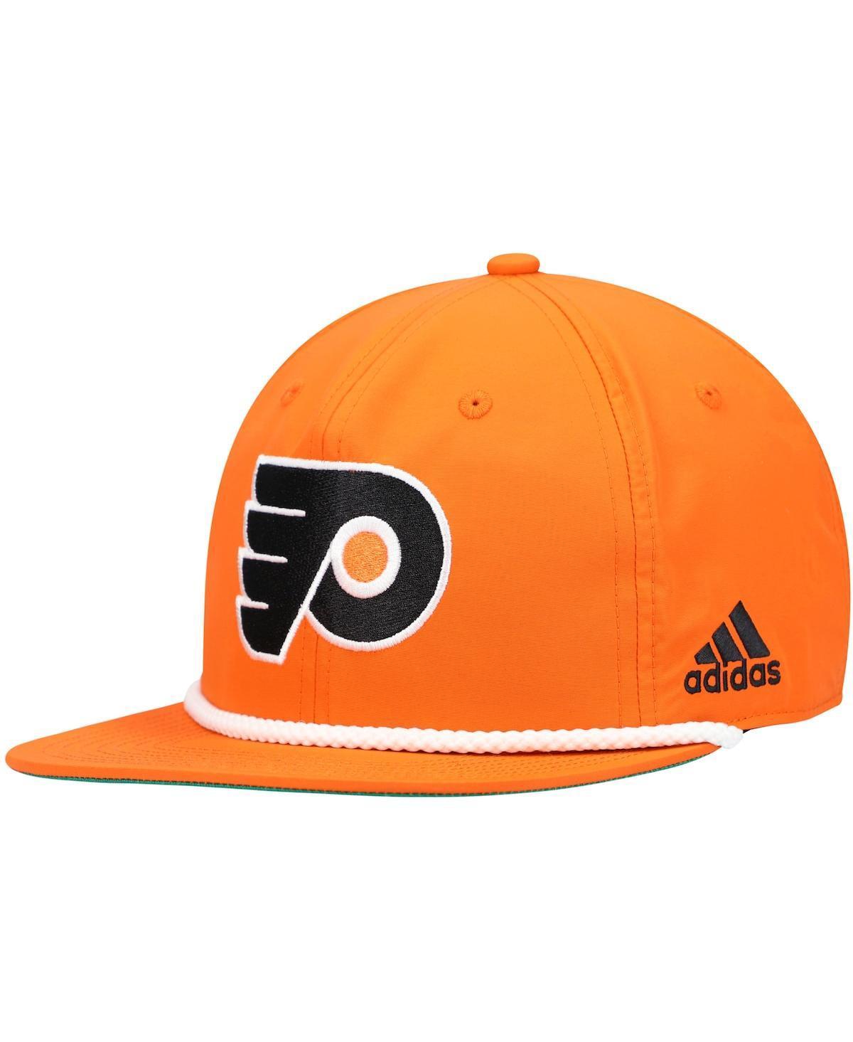 Mens adidas Orange Philadelphia Flyers Rope Adjustable Hat Product Image