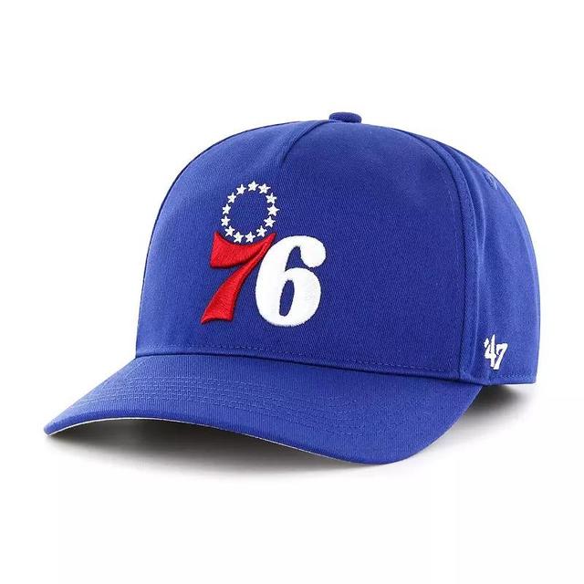 Mens 47 Royal Philadelphia 76ers Hitch Snapback Hat Product Image