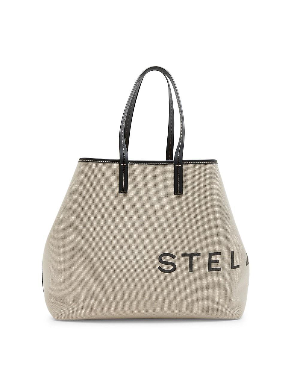 Logo Canvas Shopper Tote Bag Product Image