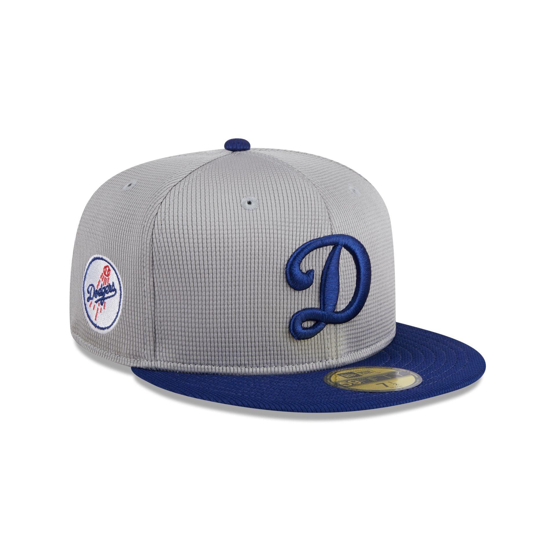 Los Angeles Dodgers 2024 Batting Practice Gray 59FIFTY Fitted Hat Male Product Image