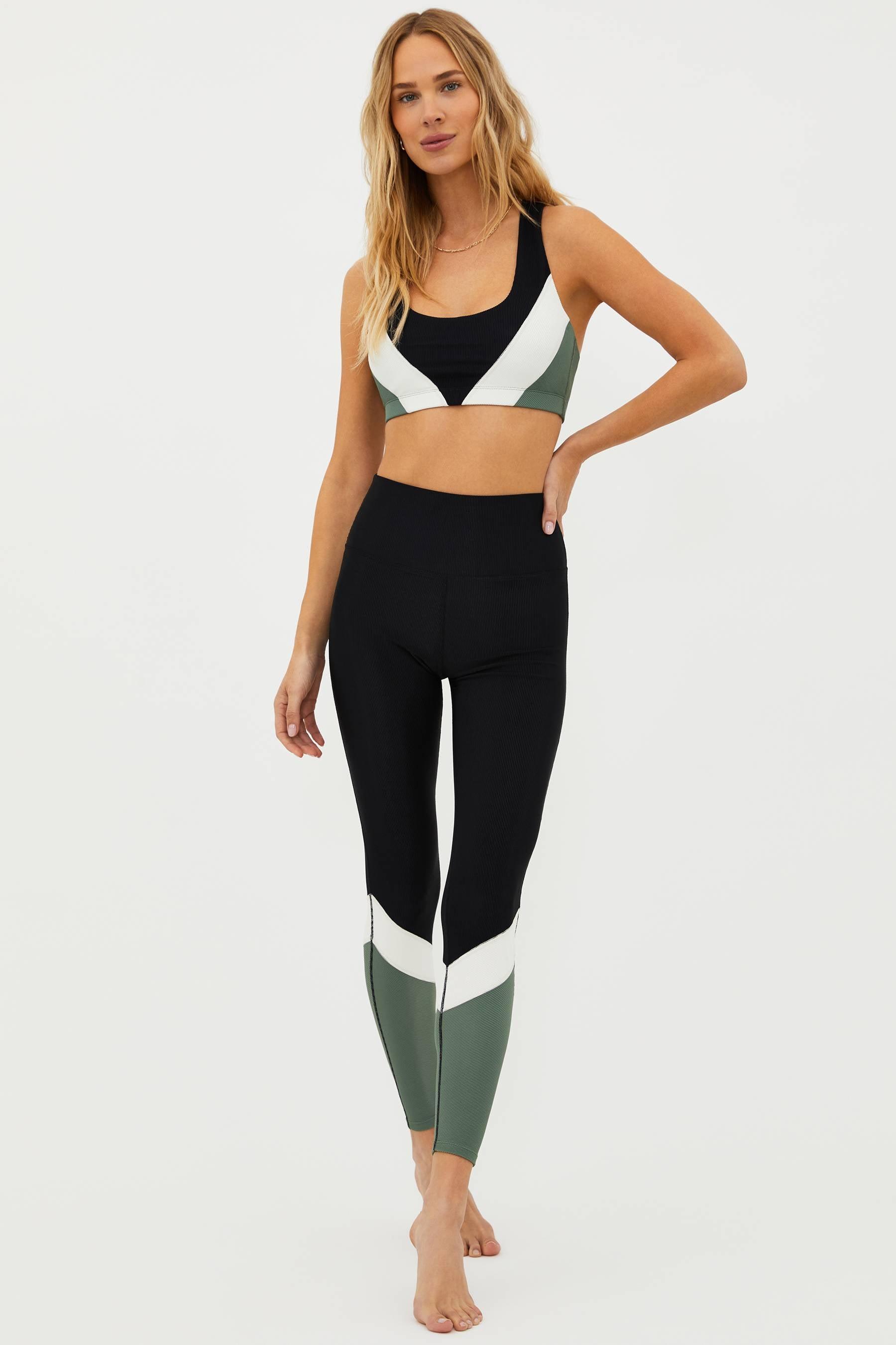 Vienna Legging Queen Palm Colorblock Product Image