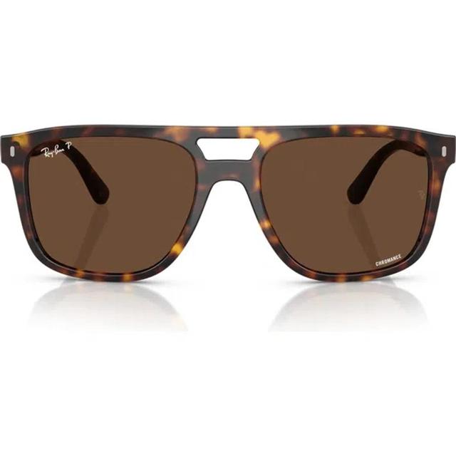 RAY BAN Ray-ban 58mm Polarized Square Sunglasses In Havana Product Image