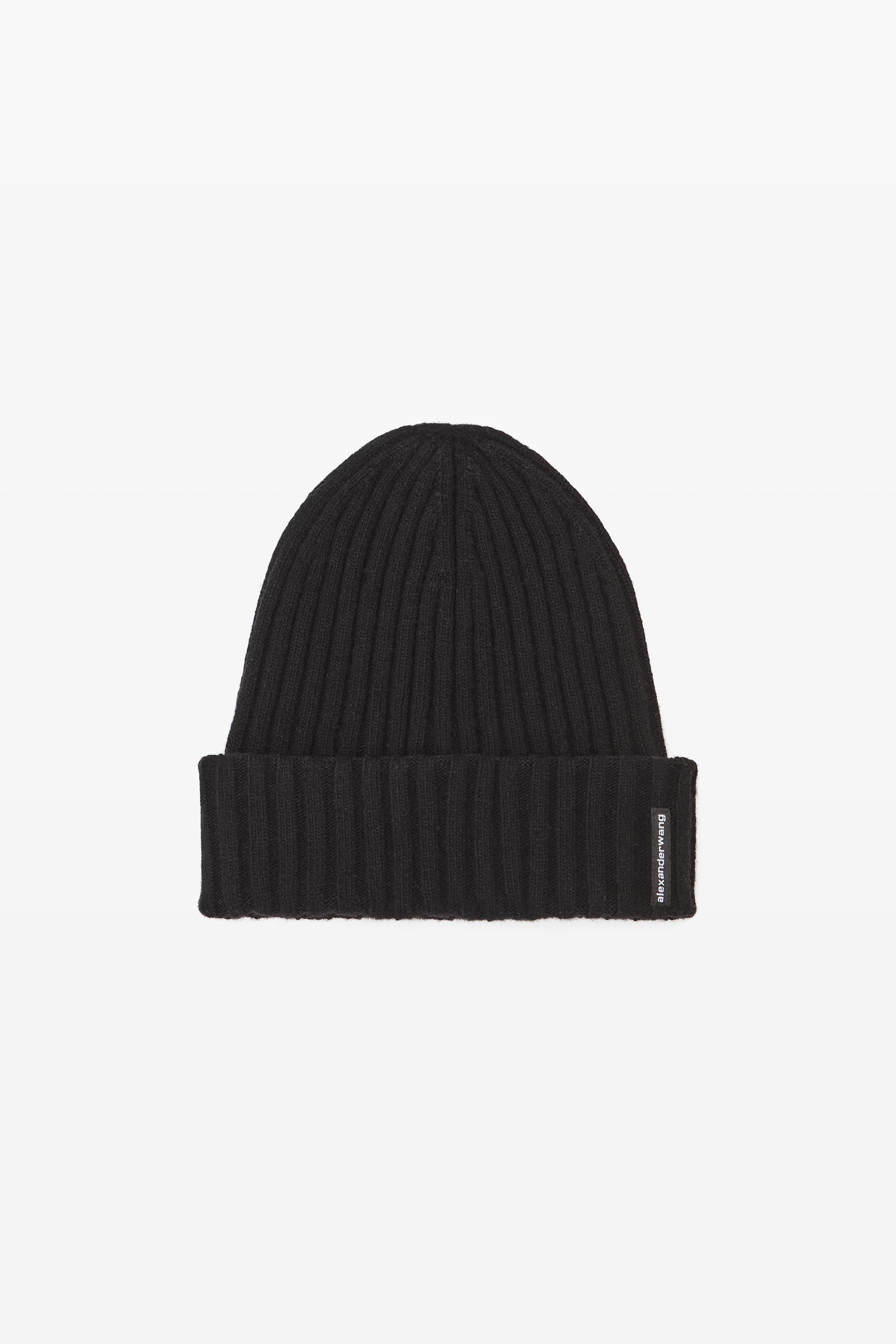 Ribbed Beanie With Logo Flag Tag product image