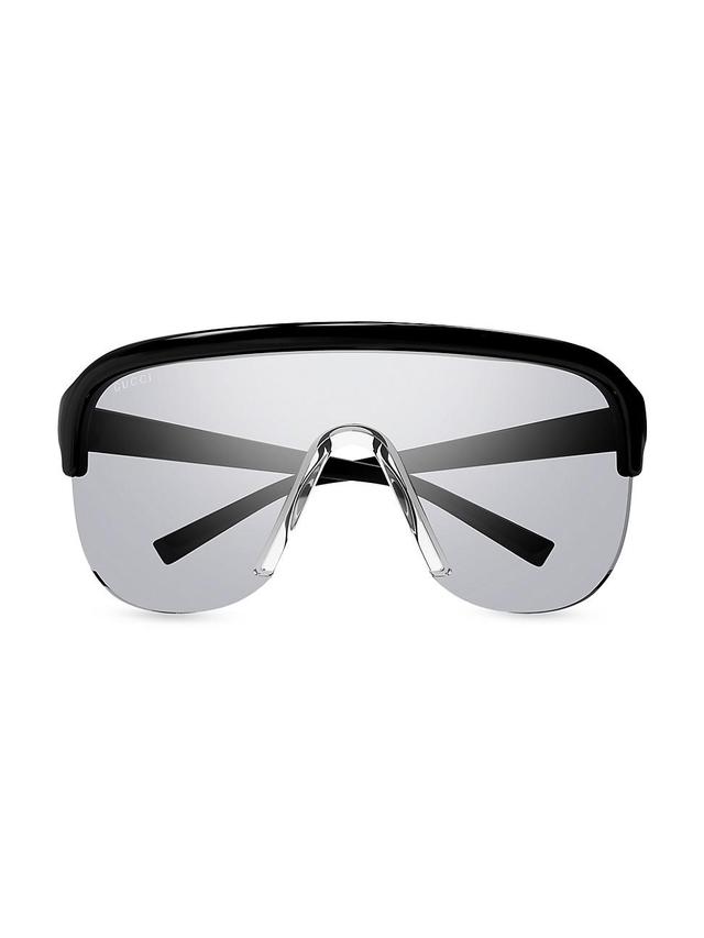 Mens Oversized Acetate Shield Sunglasses Product Image