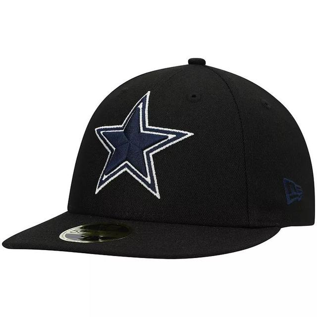 Mens New Era Black Dallas Cowboys 59FIFTY Fitted Hat Product Image