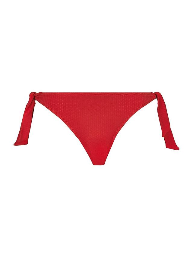 Womens Flamme Low-Waist String Bikini Bottom Product Image