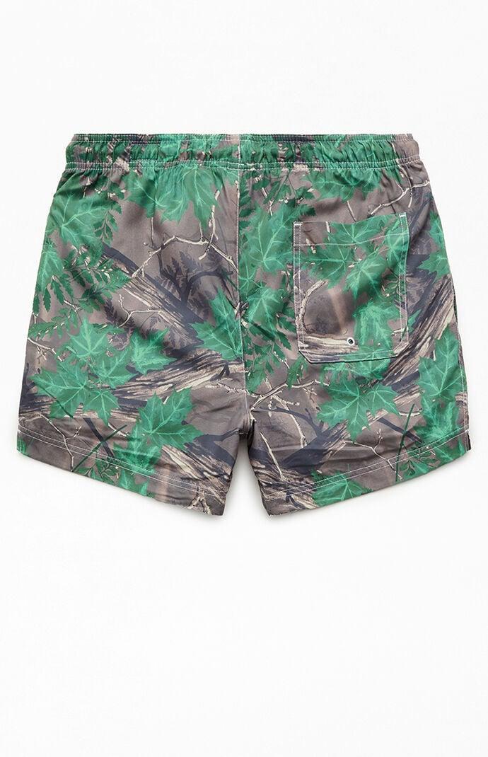 Men's Woodland Camo AOP 4.5" Swim Trunks Product Image