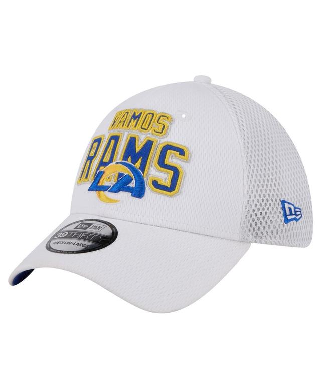 New Era Mens White Los Angeles Rams Breakers 39THIRTY Flex Hat Product Image