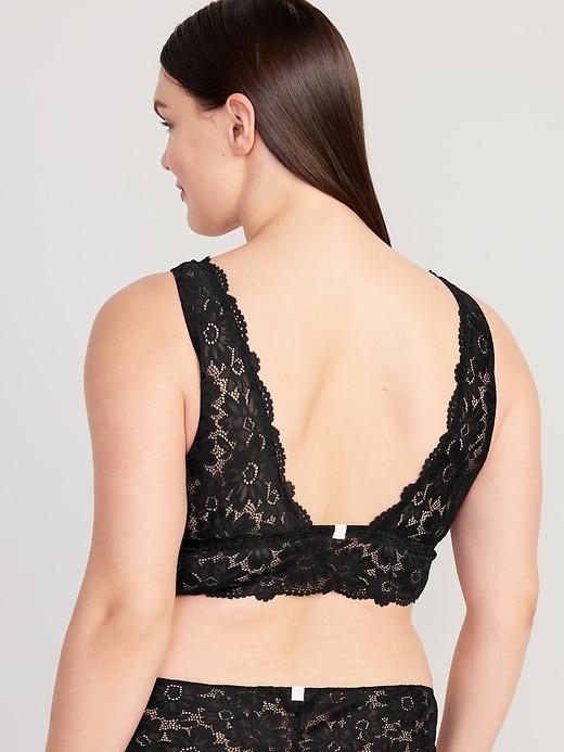 Lace Front-Close Bralette Product Image