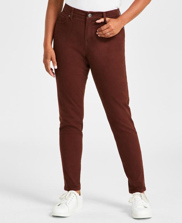 Womens Curvy-Fit Mid-Rise Skinny Jeans, Created for Macys Product Image