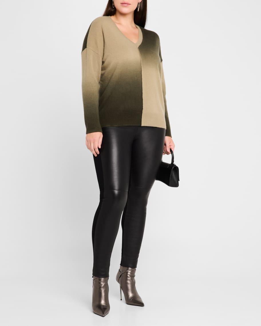 Plus Size Dip-Dye Cashmere Pullover Product Image