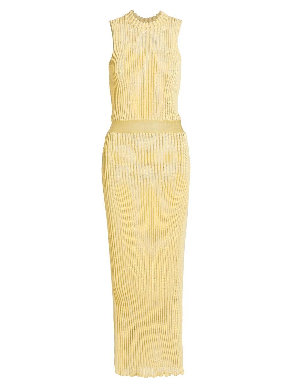 Womens Soleil Rib-Knit Body-Con Dress Product Image