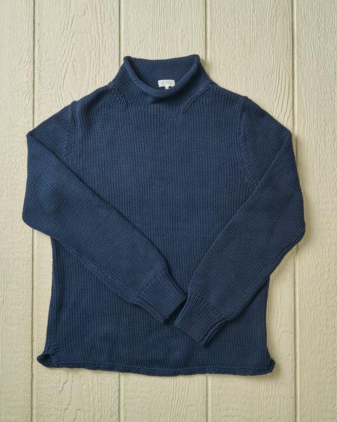 Fisherman's Sweater in Navy Product Image