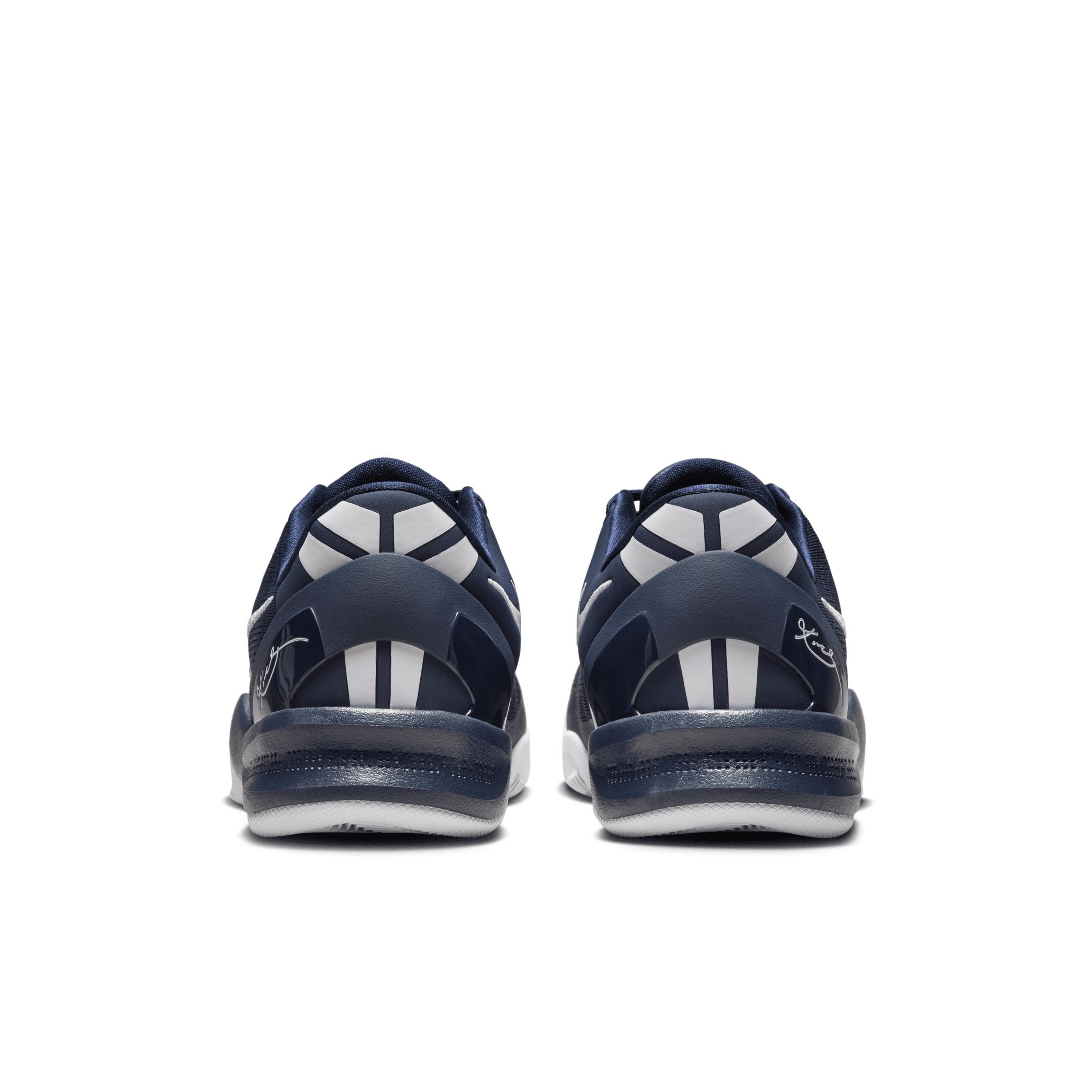 Nike Mens Kobe 8 - Shoes Colege Navy/White Product Image