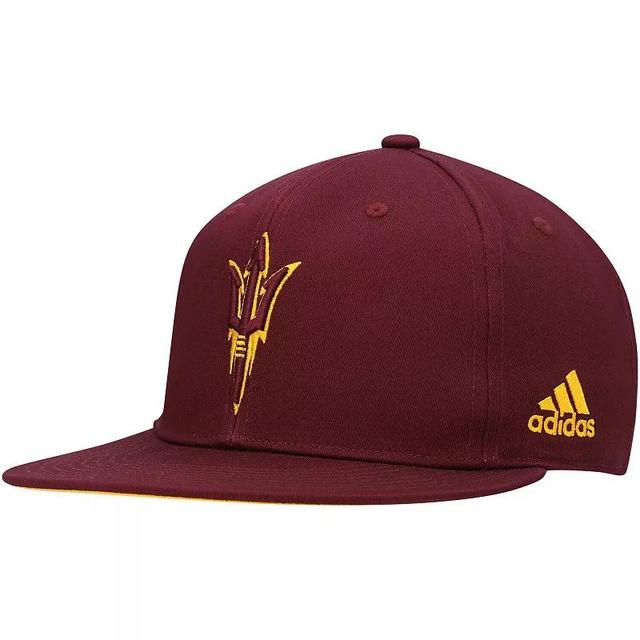 Mens adidas Maroon Arizona State Sun Devils Sideline Snapback Hat Product Image