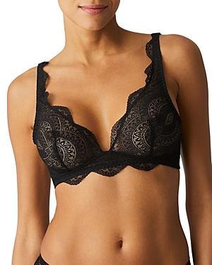 Womens Karma Scalloped Lace Triangle Bra Product Image