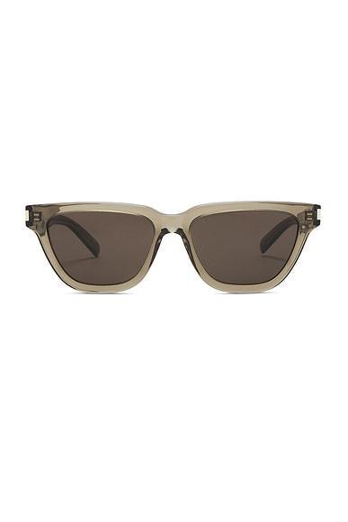 SAINT LAURENT Sulpice Sl 462 017 Square Sunglasses In Grey Product Image