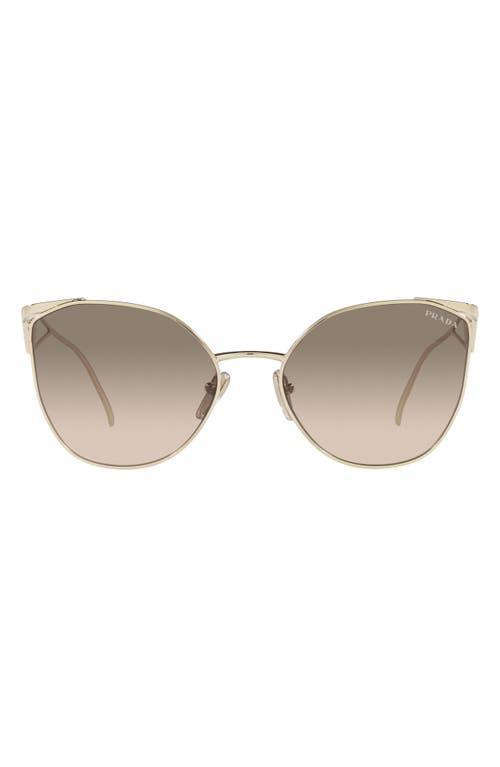 Prada Symbole 59mm Cat Eye Sunglasses - Nordstrom Exclusive Color Product Image