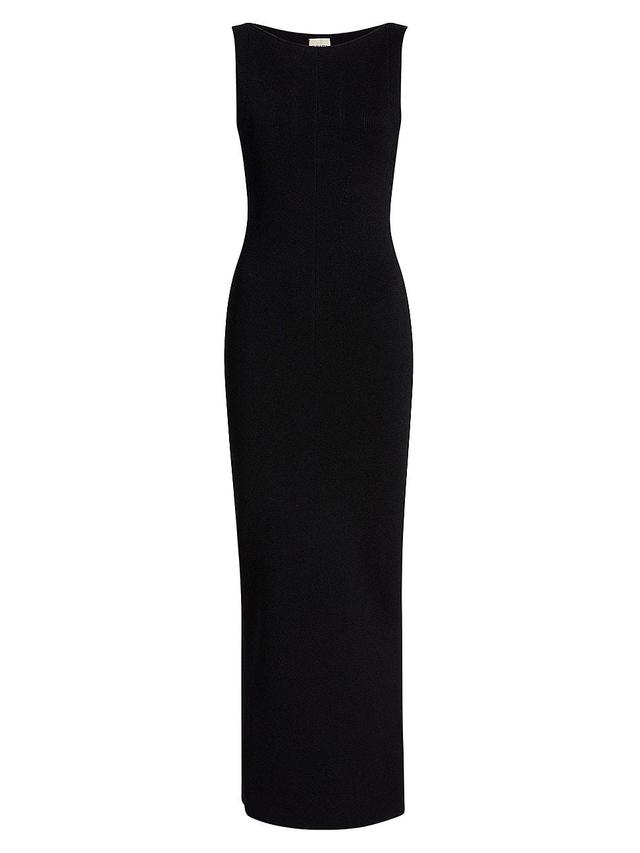 Womens Evelyn Rib-Knit Maxi Dress Product Image