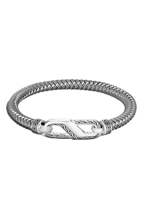 John Hardy Mens Classic Chain Double Woven Rubber Bracelet Product Image