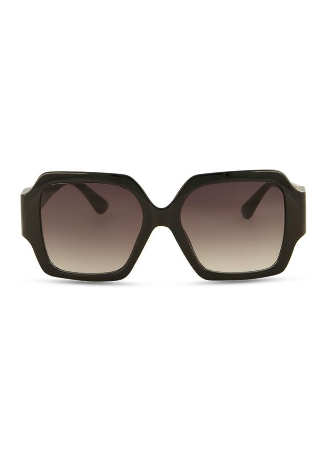 Womens Metallic Detail Temple Sunglasses Product Image