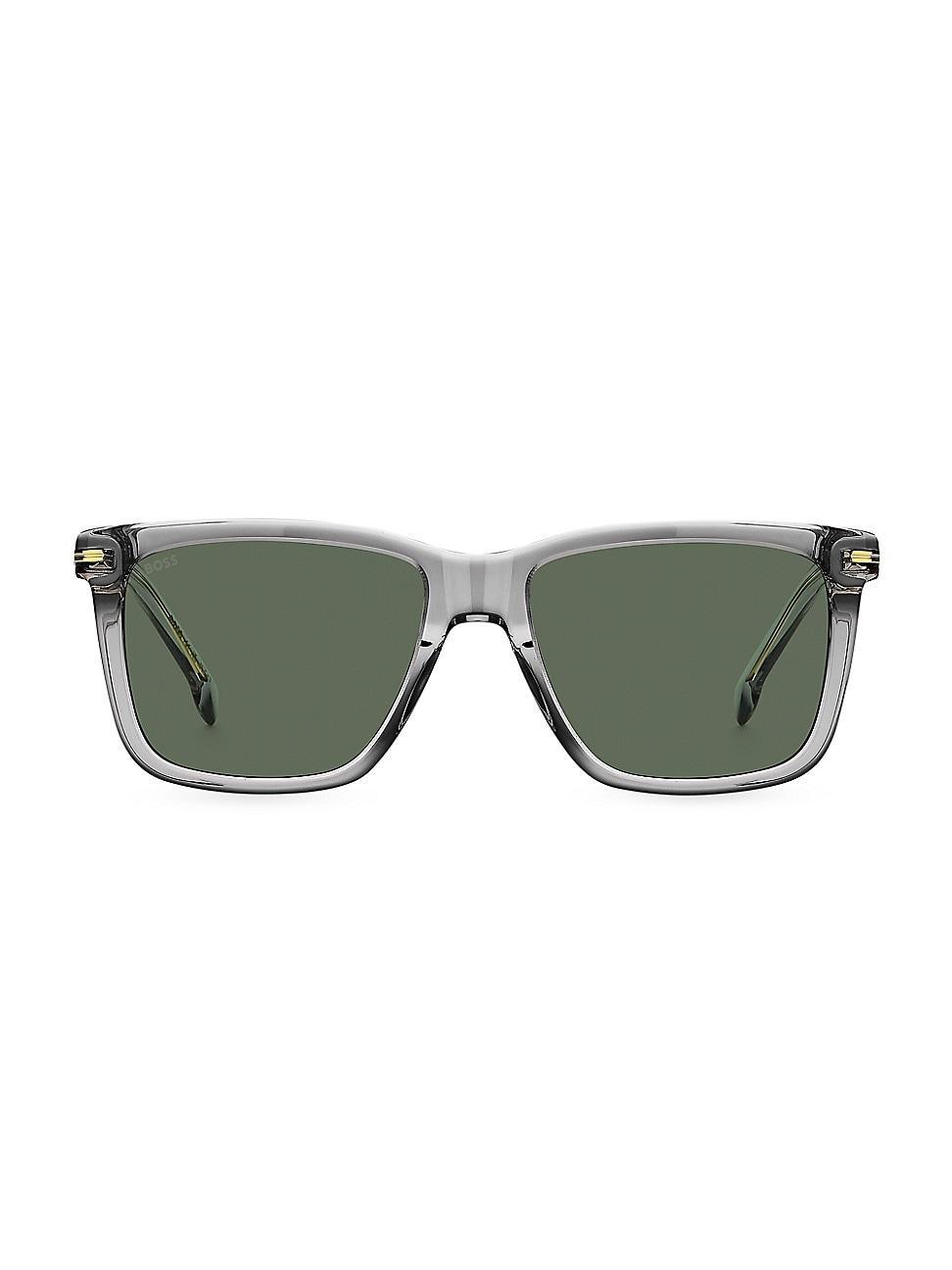 Mens 55MM Square Sunglasses Product Image