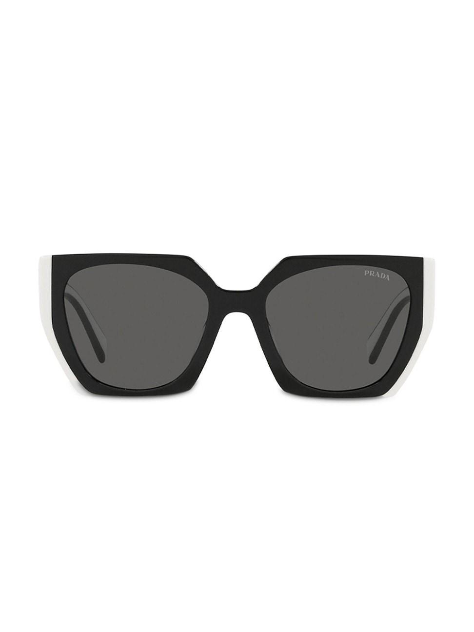 Prada 54mm Gradient Rectangle Sunglasses Product Image