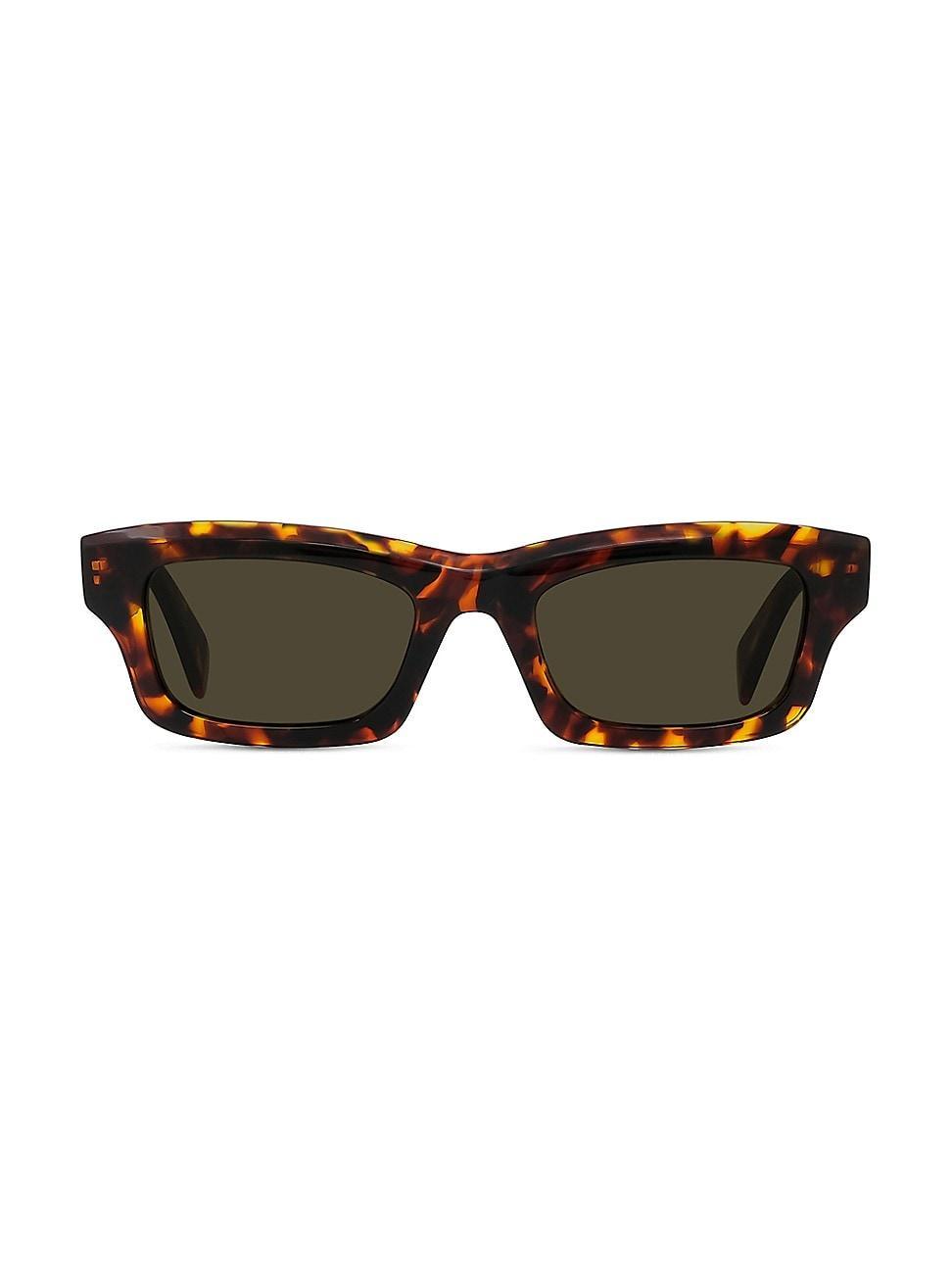 Mens 50MM Rectangular Sunglasses Product Image