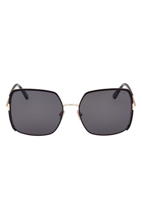 TOM FORD Raphaela 60mm Butterfly Sunglasses Product Image