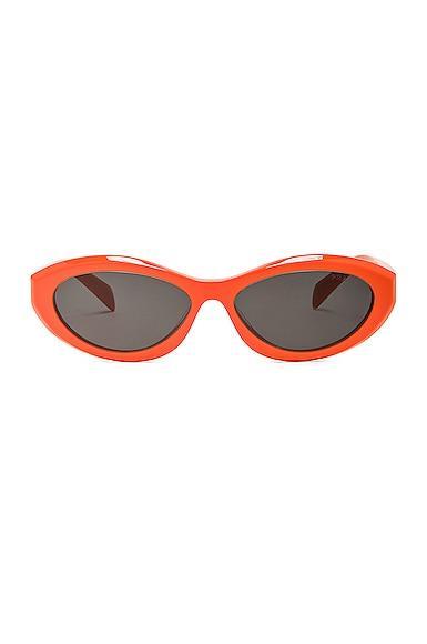 Prada Oval Sunglasses Orange.. Product Image