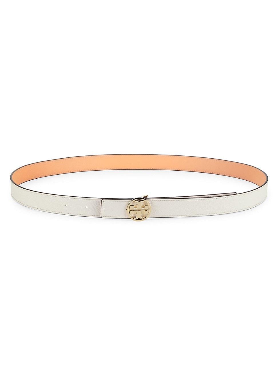 Tory Burch Logo Reversible Leather Belt Product Image