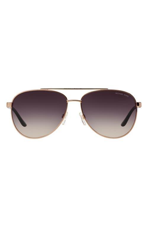 Michael Kors 59mm Aviator Sunglasses Product Image